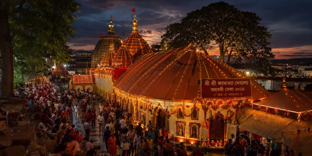 Kamakhya Temple during Ambubachi Mela
