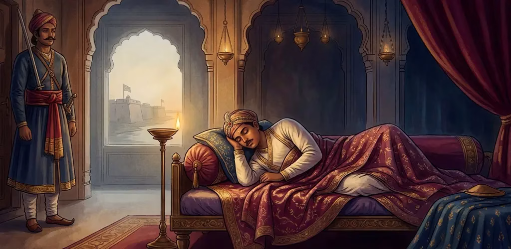 Sleeping Siraj-Ud-Daulah
