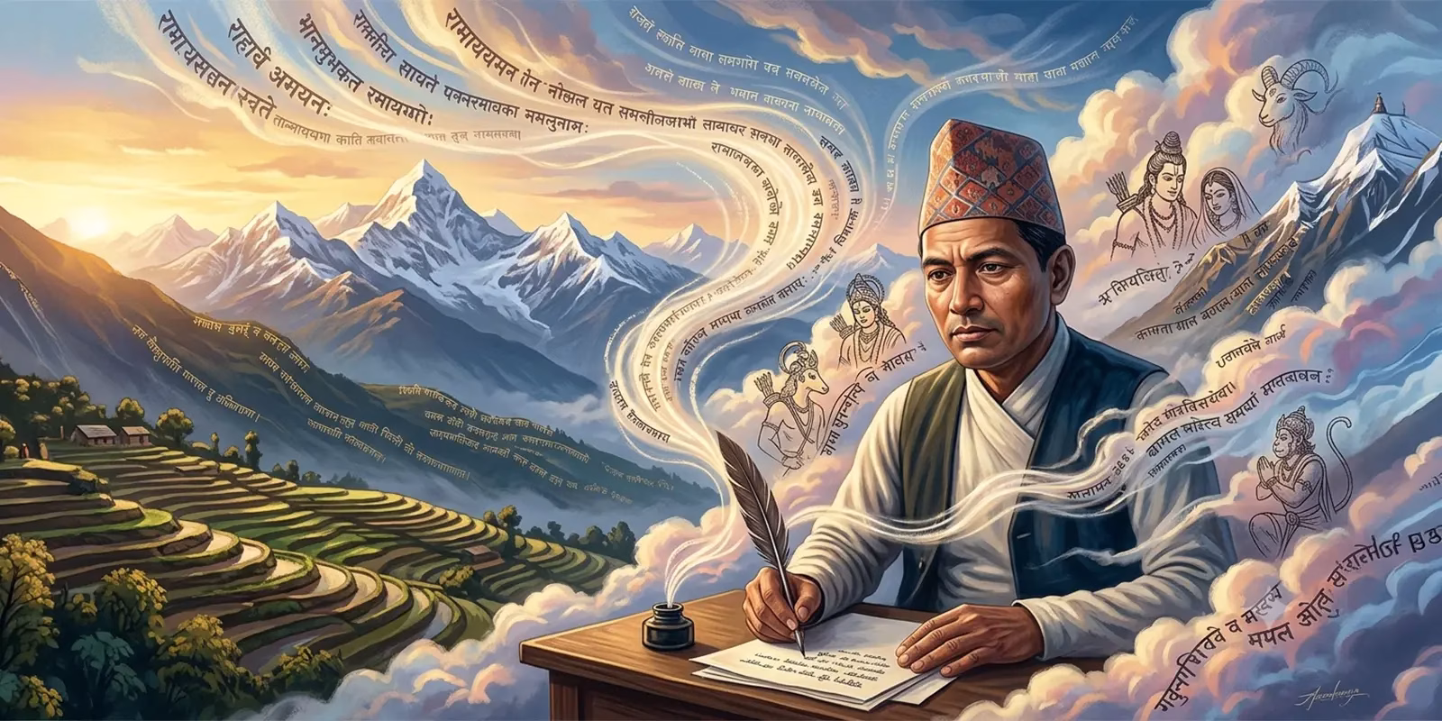 Bhanubhakta Acharya: The Poet Who Gave Nepali a Voice