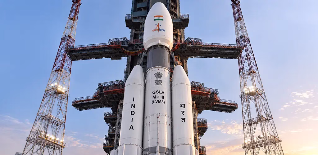 Baahubali rocket lifting off