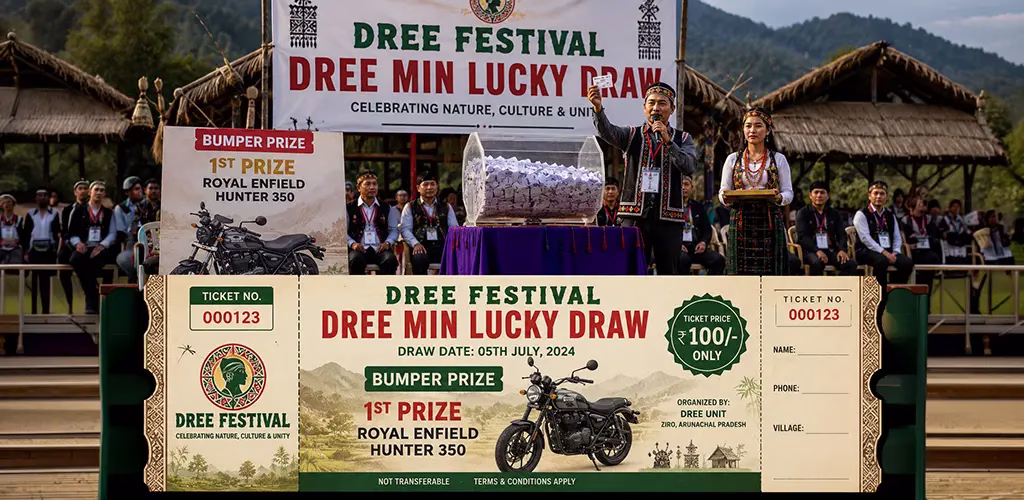 Dree Min lucky draw