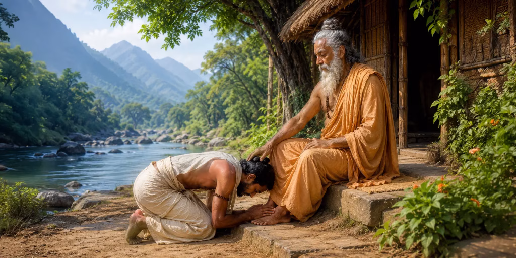 A sage with his disciples