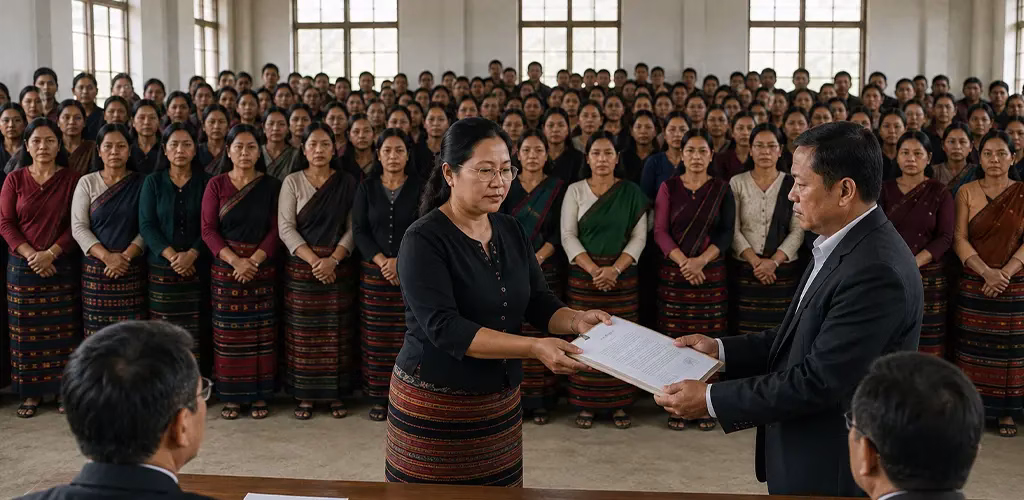 Mizo women in court