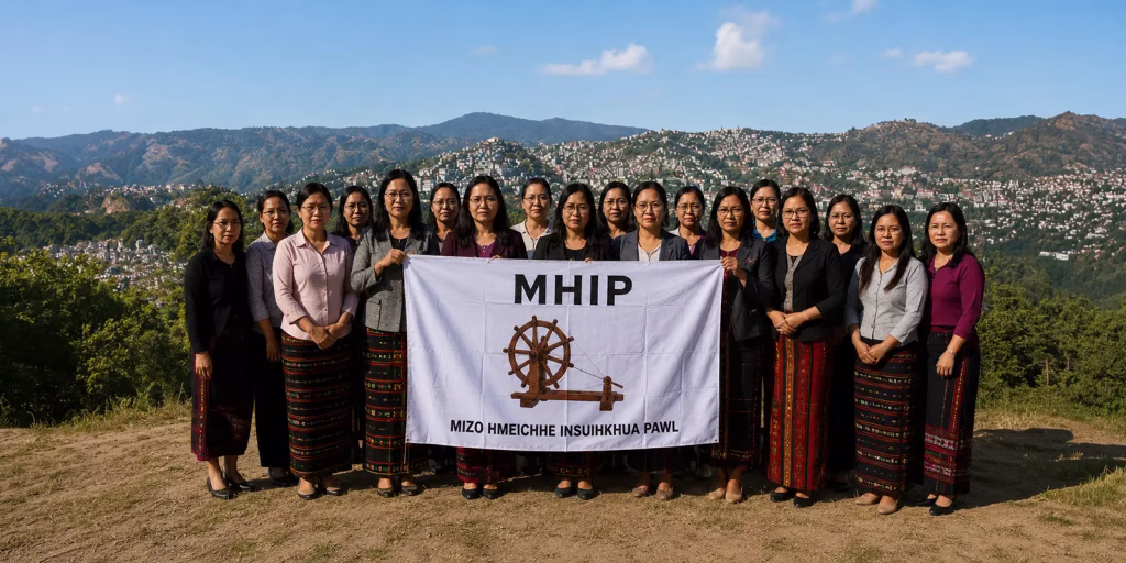 Group of Mizo women