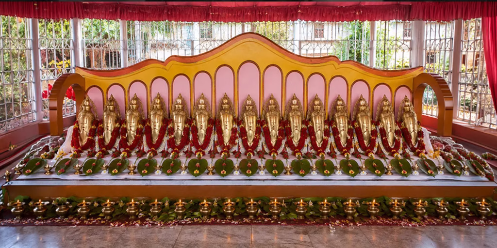 fourteen gods of Kharchi Puja