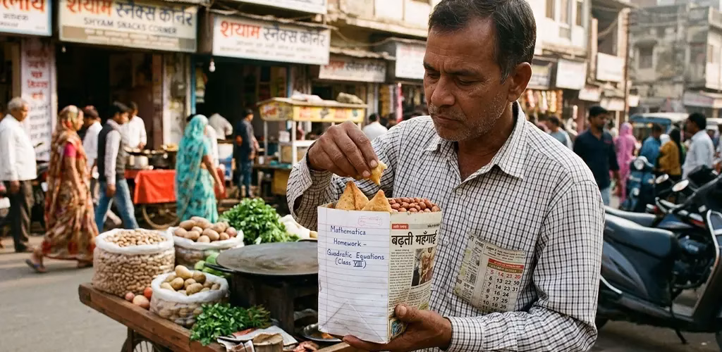 snacks in paper