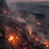 burning ground
