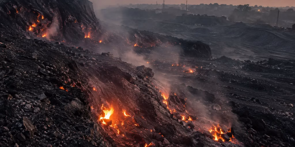 burning ground