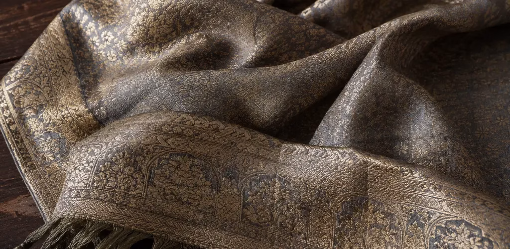 Himroo fabric shawl
