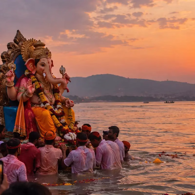 Ganesh Visarjan visuals