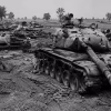Captured Patton Tanks at Patton Nagar, Punjab, after the Battle of Asal Uttar