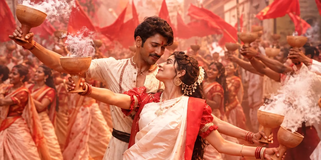 Portrayal of Pratibha Lahiri & Sachindranath Sanyal on screen by Rohit Saraf & Pratibha Ranta